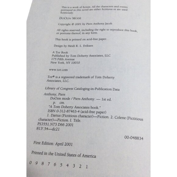 Mode Series 1-4 by Piers Anthony books softcover sci-fi - Picture 13 of 13